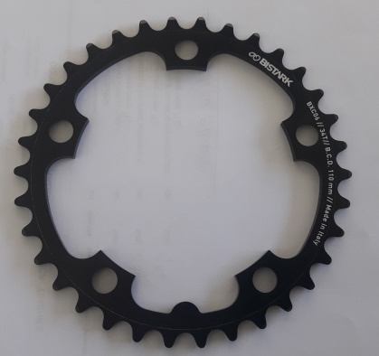 BXC06 - Chainring for Gravel and Cyclocross application 34T B.C.D.110 mm Wide-Narrow Teeth