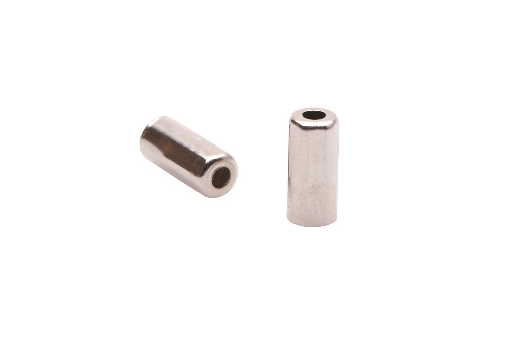 BI00641 - 200 pz, Terminali cavo argento Diametro 5.0