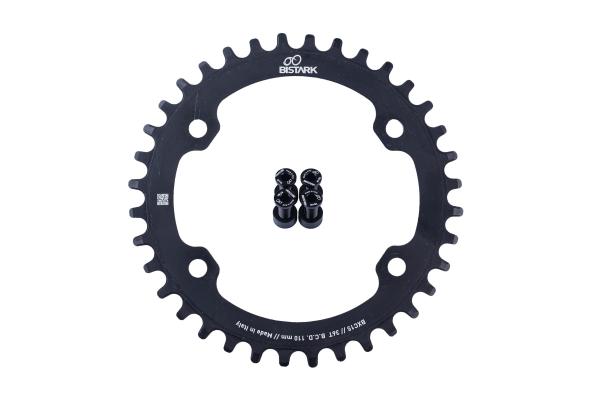 XK500B46 - Monocorona 36T B.C.D. 110 mm Compatibile Shimano GRX, FC-RX600 e 800